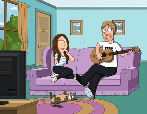 Get Family Guy personalized cartoons at Get Catoonizer